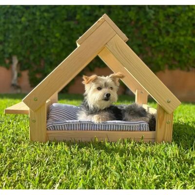 Maison pour Chien Skraut Home - Couleur Naturelle - Pour Chiens Petits/Moyens - Intérieur/Extérieur Maison pour Chien Skraut Home - Couleur Naturelle - Pour Chiens Petits/Moyens - Intérieur/Extérieur