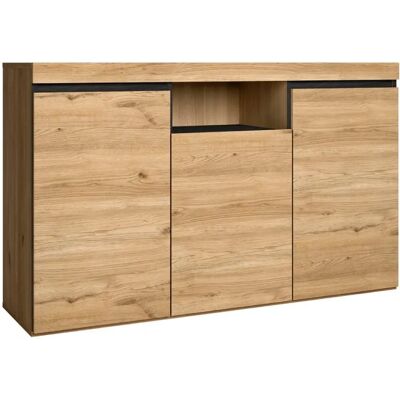SKRAUT HOME Nordische Anrichte mit 3 Türen - Wohnzimmer/Esszimmer/Büro SKRAUT HOME Nordische Anrichte mit 3 Türen - Wohnzimmer/Esszimmer/Büro