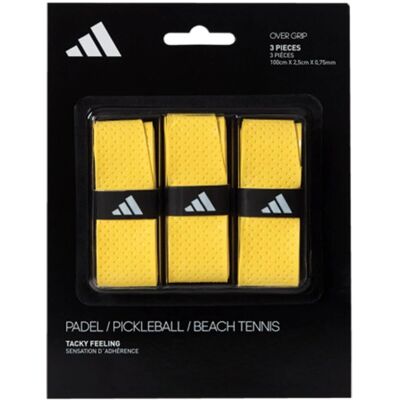 Conjunto de Overgrips adidas - Amarelo - Tênis - 3 Peças Conjunto de Overgrips adidas - Amarelo - Tênis - 3 Peças