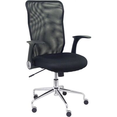 Chaise de bureau ergonomique en maille noire Minaya P&C 4031NE - Publicité Chaise de bureau ergonomique en maille noire Minaya P&C 4031NE - Publicité
