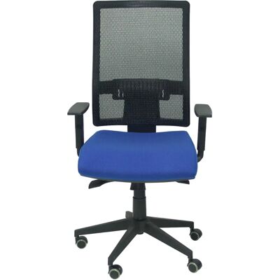Sedia da Ufficio Piqueras y Crespo - Blu, Braccioli Regolabili, Schienale in Rete - Sedia da Ufficio Sedia da Ufficio Piqueras y Crespo - Blu, Braccioli Regolabili, Schienale in Rete - Sedia da Ufficio