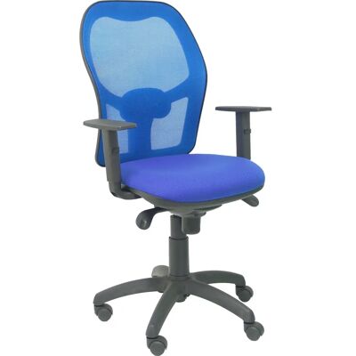 Piqueras y Crespo Bürostuhl - Verstellbarer Mesh-Rücken - Blau Piqueras y Crespo Bürostuhl - Verstellbarer Mesh-Rücken - Blau