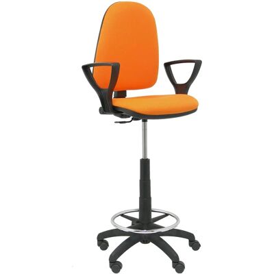 Sgabello da ufficio regolabile con bracci fissi e ruote in nylon - Sedia da ufficio Sgabello da ufficio regolabile con bracci fissi e ruote in nylon - Sedia da ufficio