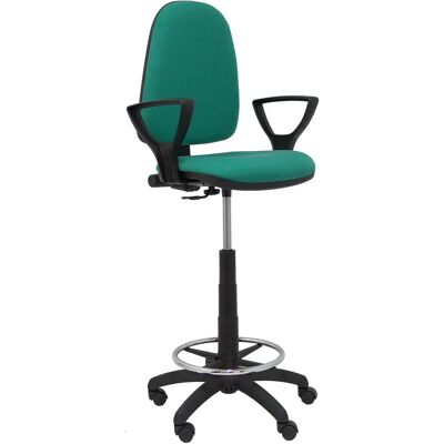 Sgabello da Ufficio P&C T04CP - Altezza regolabile, Bracci fissi, Ruote in nylon Sgabello da Ufficio P&C T04CP - Altezza regolabile, Bracci fissi, Ruote in nylon