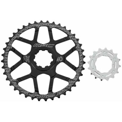 Corona MSC - 40T + 16T - Pignone per cassette Corona MSC - 40T + 16T - Pignone per cassette
