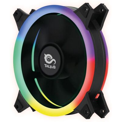TALIUS Siroko Spectrum RGB Computergehäuselüfter - Schwarz 12cm TALIUS Siroko Spectrum RGB Computergehäuselüfter - Schwarz 12cm