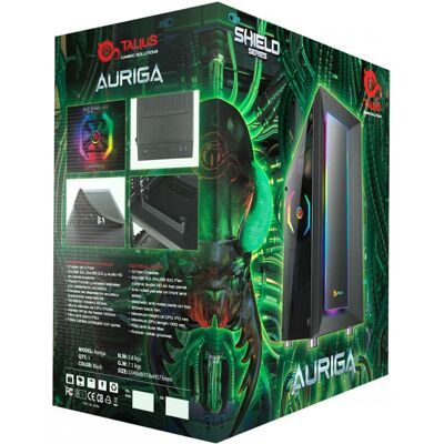 Talius Torre Auriga Negra - Caja PC Gaming Talius Torre Auriga Negra - Caja PC Gaming
