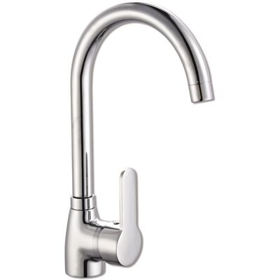 Grifo de Cocina de Arco Alto Kibath - Acabado en Cromo Durable Grifo de Cocina de Arco Alto Kibath - Acabado en Cromo Durable