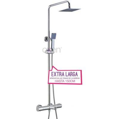 Kibath - Colonne de douche longue à gaz avec mitigeur thermostatique - Publicité Kibath - Colonne de douche longue à gaz avec mitigeur thermostatique - Publicité