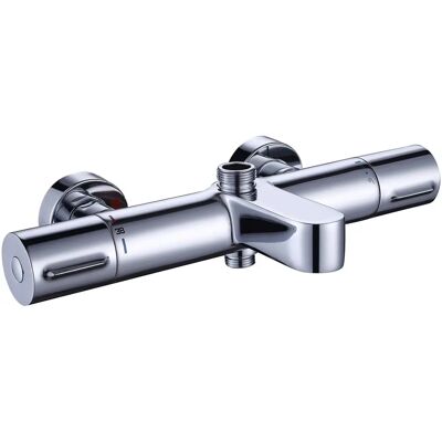 Robinet thermostatique pour baignoire KIBATH - Finition chrome - Publicité Robinet thermostatique pour baignoire KIBATH - Finition chrome - Publicité