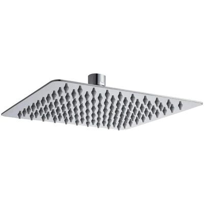 Kibath Modelo L112644 - Cabeça de chuveiro quadrada efeito chuva - 20x20cm Kibath Modelo L112644 - Cabeça de chuveiro quadrada efeito chuva - 20x20cm