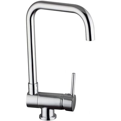 Rubinetto Cucina Cromato Kibath - Girevole, Ottone Rubinetto Cucina Cromato Kibath - Girevole, Ottone