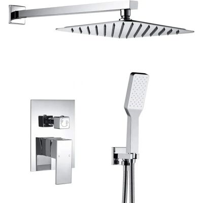 KIBATH Grifo de Ducha Empotrado - Latón, Gris Claro KIBATH Grifo de Ducha Empotrado - Latón, Gris Claro