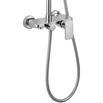 Kibath - Mitigeur Monobloc pour Colonne de Douche 3 Voies, Chrome - Publicité Kibath - Mitigeur Monobloc pour Colonne de Douche 3 Voies, Chrome - Publicité