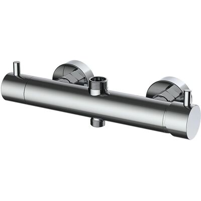 KIBATH KIBATH - Runde Chrom Duscharmatur - Duschmischer KIBATH KIBATH - Runde Chrom Duscharmatur - Duschmischer