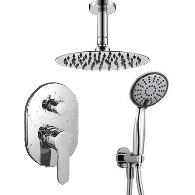 Kibath - Grifo de Ducha Empotrado - Gris Claro Kibath - Grifo de Ducha Empotrado - Gris Claro