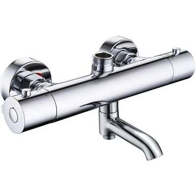 KIBATH Colonne de Douche Thermostatique avec Bec - Type Douche - Publicité KIBATH Colonne de Douche Thermostatique avec Bec - Type Douche - Publicité