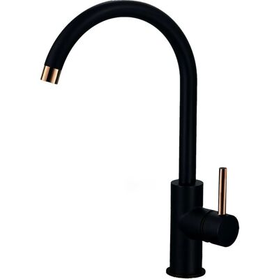 Grifo Zen Negro y Oro Rosa de Altura - Grifo Grifo Zen Negro y Oro Rosa de Altura - Grifo