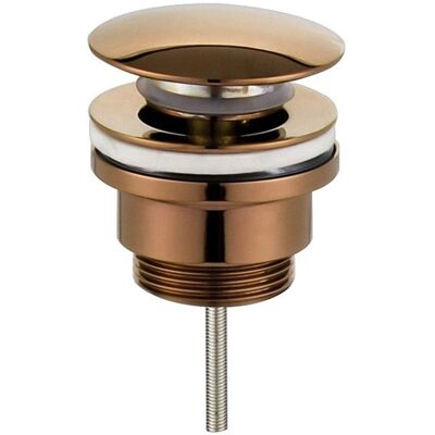 KIBATH Messing Roze Goud Universele Klik-Klak Klep - Badkamerafvoer KIBATH Messing Roze Goud Universele Klik-Klak Klep - Badkamerafvoer