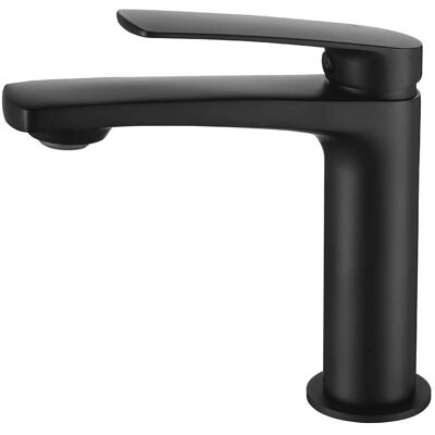 KIBATH Grifo Monomando DAK Negro - Latón y Diseño Redondeado KIBATH Grifo Monomando DAK Negro - Latón y Diseño Redondeado