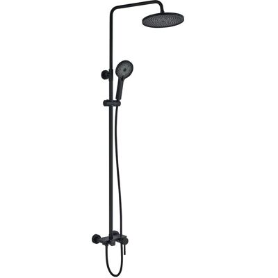 KIBATH Black Osl Adjustable Shower Column - Shower Type KIBATH Black Osl Adjustable Shower Column - Shower Type