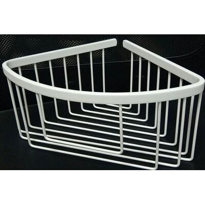 Kibath Hoekbadkamerplank - Aluminium Wit Mat - 30cm Kibath Hoekbadkamerplank - Aluminium Wit Mat - 30cm