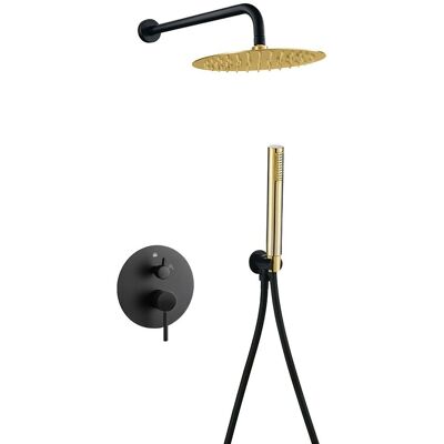 Grifo empotrado negro mate Osl de KIBATH - Baño Grifo empotrado negro mate Osl de KIBATH - Baño