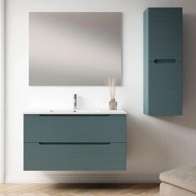 Kibath Mueble de baño Boreal Azul Oceano Mate - Baño Kibath Mueble de baño Boreal Azul Oceano Mate - Baño