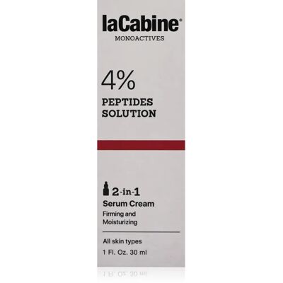 La Cabine Monoactives 4% Peptides Sérum Crème - 30ml La Cabine Monoactives 4% Peptides Sérum Crème - 30ml