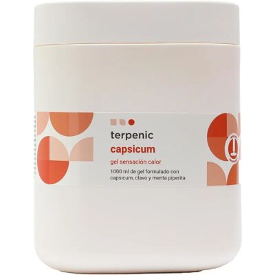 Terpenic Capsicum Gel - Calming Heat Effect - 1000ml Terpenic Capsicum Gel - Calming Heat Effect - 1000ml
