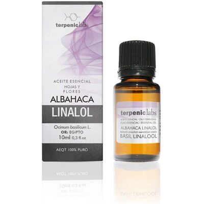 Terpenic Labs Óleo Essencial de Manjericão Linalol - Suplemento Alimentar - 10ml Terpenic Labs Óleo Essencial de Manjericão Linalol - Suplemento Alimentar - 10ml