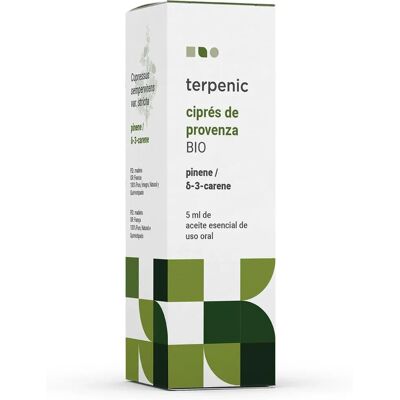 Óleo essencial de Cipreste da Provença Terpenic - Descongestionante linfático Óleo essencial de Cipreste da Provença Terpenic - Descongestionante linfático