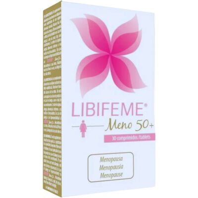 Y Farma Libifeme Meno 50+ Mujeres +45 Años 30 Comprimidos - Complemento Alimenticio Y Farma Libifeme Meno 50+ Mujeres +45 Años 30 Comprimidos - Complemento Alimenticio