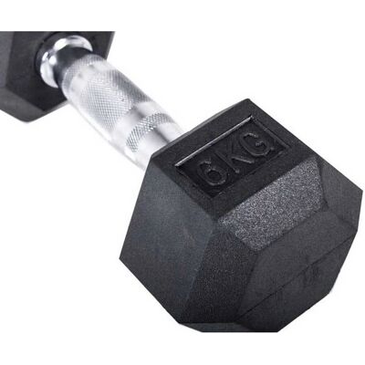 Olive Hex Dumbbells - 6kg Pair - Home Gym Equipment Olive Hex Dumbbells - 6kg Pair - Home Gym Equipment