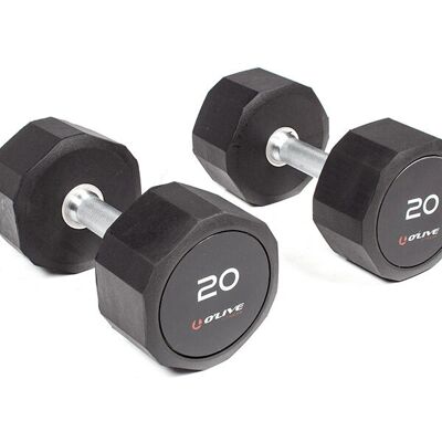 Haltère Pro-Style argenté 15kg O'live Fitness - Équipement de musculation - Publicité Haltère Pro-Style argenté 15kg O'live Fitness - Équipement de musculation - Publicité