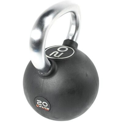 O ́Live Kettlebell 20 kg - Gomma, Base Piatta, Nero O ́Live Kettlebell 20 kg - Gomma, Base Piatta, Nero