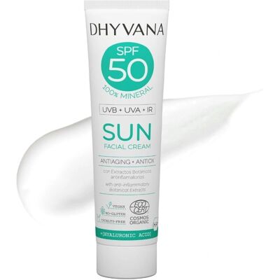 Dhyvana SPF 50 Mineral Sunscreen - Natural, Water-Resistant Dhyvana SPF 50 Mineral Sunscreen - Natural, Water-Resistant