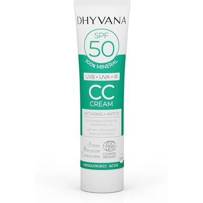 Dhyvana CC Cream SPF 50 - Antiaging - 50ml Dhyvana CC Cream SPF 50 - Antiaging - 50ml