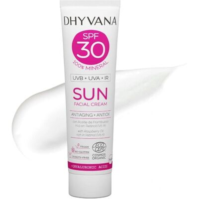 Dhyvana Solkrem SPF 30 - Hydrer & Bredspektret Beskyttelse Dhyvana Solkrem SPF 30 - Hydrer & Bredspektret Beskyttelse