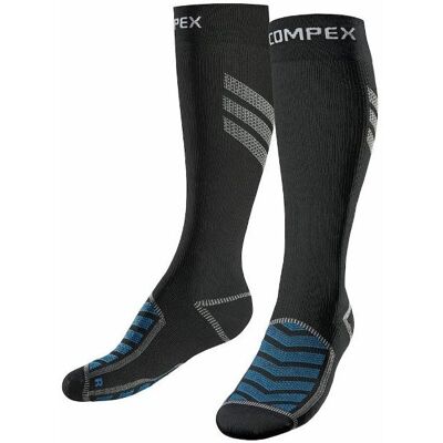Calze di recupero nere Compex - Supporto atletico Calze di recupero nere Compex - Supporto atletico