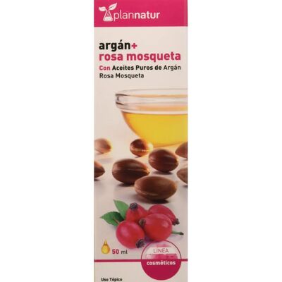 Plannatur Aceite de Rosa Mosqueta y Argán - Piel, Cabello y Uñas - 50ml Plannatur Aceite de Rosa Mosqueta y Argán - Piel, Cabello y Uñas - 50ml