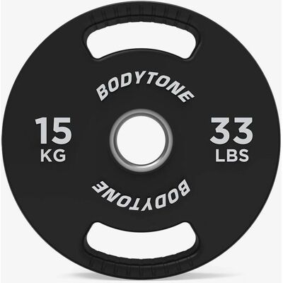 Bodytone Olympic Urethane 15kg Disc - Discus Weights Bodytone Olympic Urethane 15kg Disc - Discus Weights