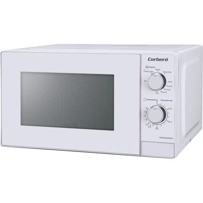Micro-ondes Corberó avec Grill 20L 700W Blanc - Publicité Micro-ondes Corberó avec Grill 20L 700W Blanc - Publicité