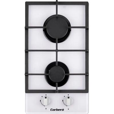 CORBERO CPCGY222DWCI2 - Blanc - Table de cuisson à gaz - Publicité CORBERO CPCGY222DWCI2 - Blanc - Table de cuisson à gaz - Publicité