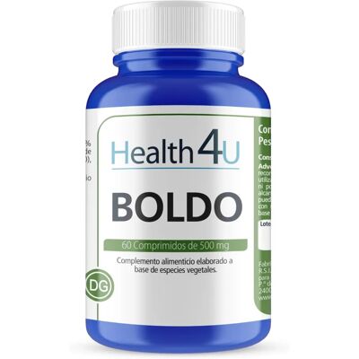 Health 4U Boldo 60 Comprimidos - Apoio ao Fígado Health 4U Boldo 60 Comprimidos - Apoio ao Fígado