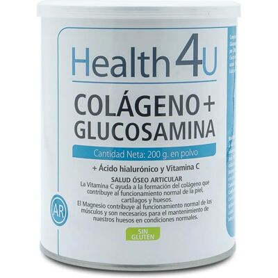 Health 4U Colágeno + Glucosamina Pó - Suplemento Alimentar Health 4U Colágeno + Glucosamina Pó - Suplemento Alimentar