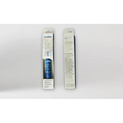 Pasta térmica CoolBox H70 - 3.17W/m·K - 30g Pasta térmica CoolBox H70 - 3.17W/m·K - 30g