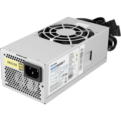 Zasilacz CoolBox BASIC500GR-T - 500W - ATX TFX Szary Zasilacz CoolBox BASIC500GR-T - 500W - ATX TFX Szary