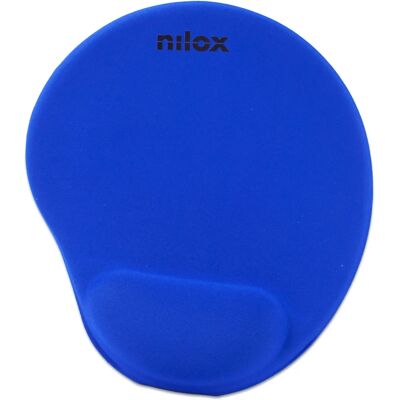 Alfombrinha de rato Nilox NXMPE02 - Ergonômica - Azul Alfombrinha de rato Nilox NXMPE02 - Ergonômica - Azul