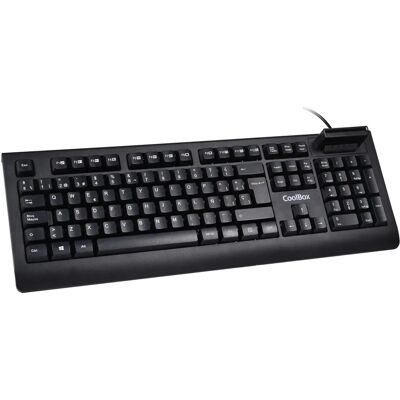 CoolBox COO-TEC04DNI Tastiera - Nera - Ufficio USB CoolBox COO-TEC04DNI Tastiera - Nera - Ufficio USB
